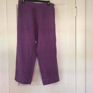 Bryan walker crop pants linen large